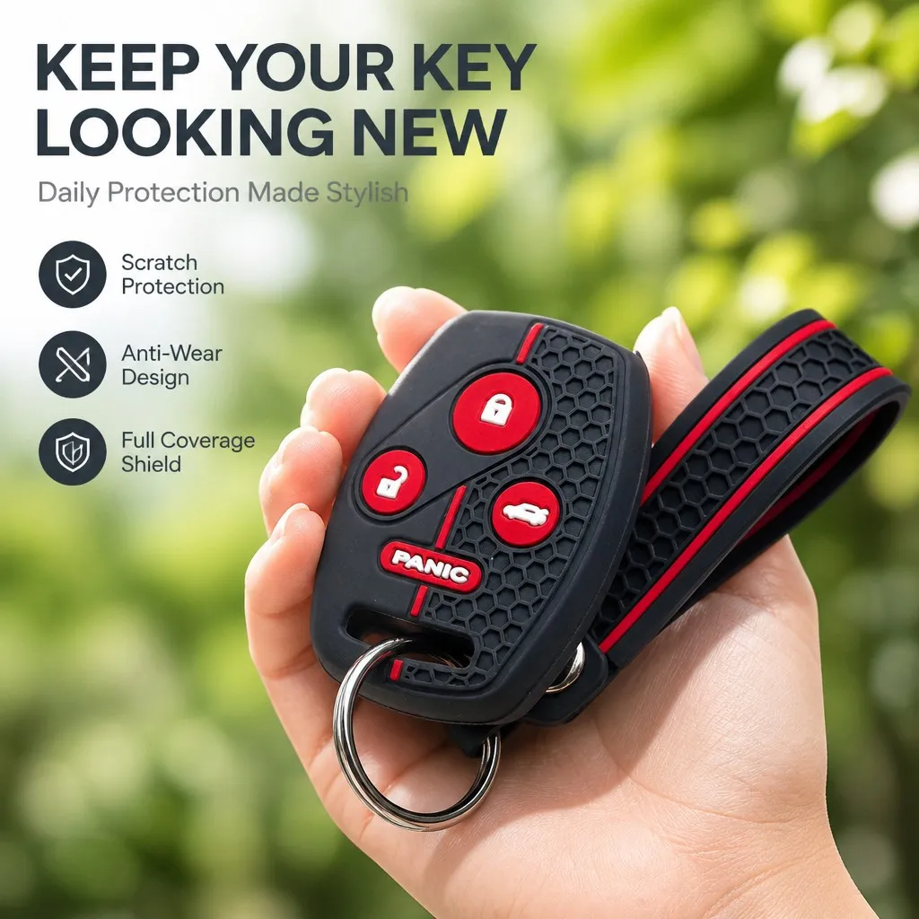 Key Fob Cover for Honda Civic Accord CR-V Fit Jazz HR-V Vezel City Element S2000 NSX Odyssey Pilot Passport Ridgeline 4 New
