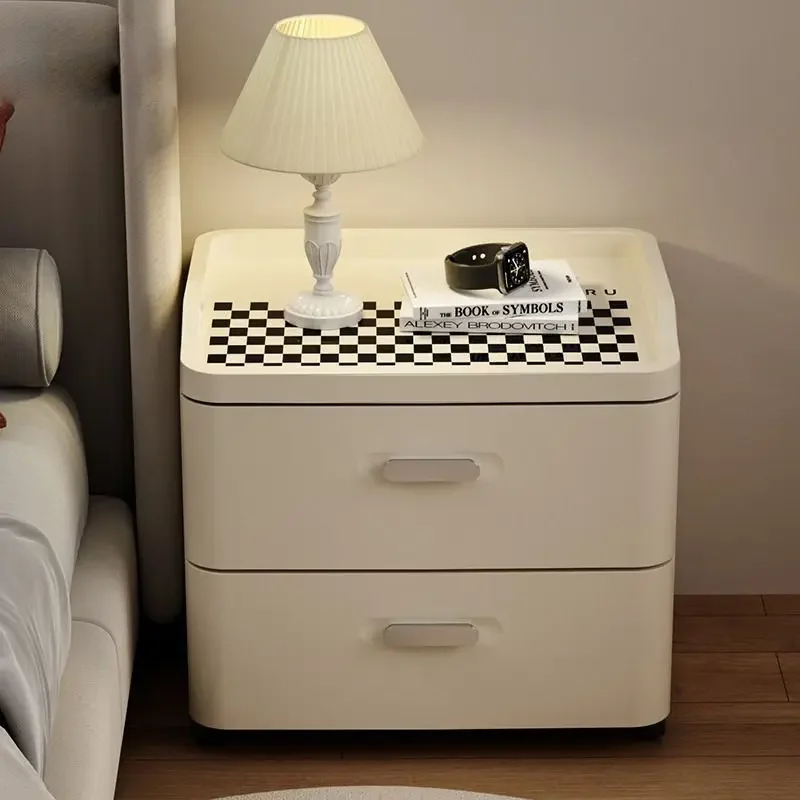 Storage Cabinet With Drawers Bedroom Bedside Table Household Storage Cabinet Locker Organizer Nightstand Bedroom Furniture