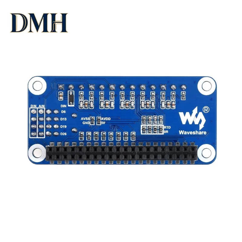 

Высокоточный AD HAT DMH-Waveshare для Raspberry Pi, 10-канальный 32-битный АЦП ADS1263