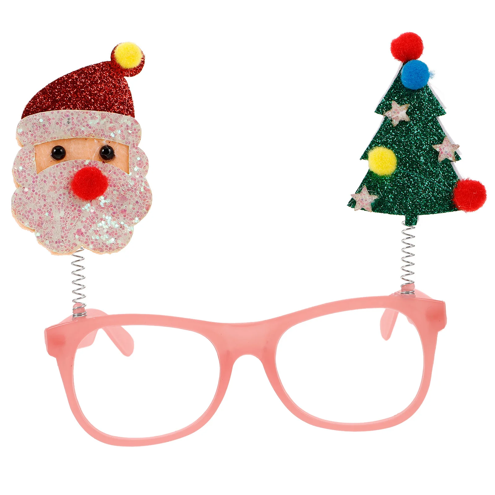 

Christmas Party Glasses Santa Snowman Cold Light Colorful Frames Xmas Eyeglasses Holiday Photo Props Christmas Tree Glasses