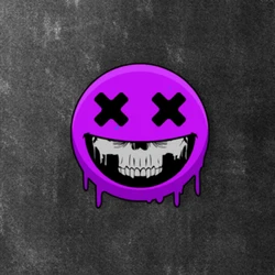 Purple Funny Skull Motorcycle Stickers Waterproof DIY Motorbike Side Panels Fuel Tank Fairing Vinyl Decals Skeleton Decoration