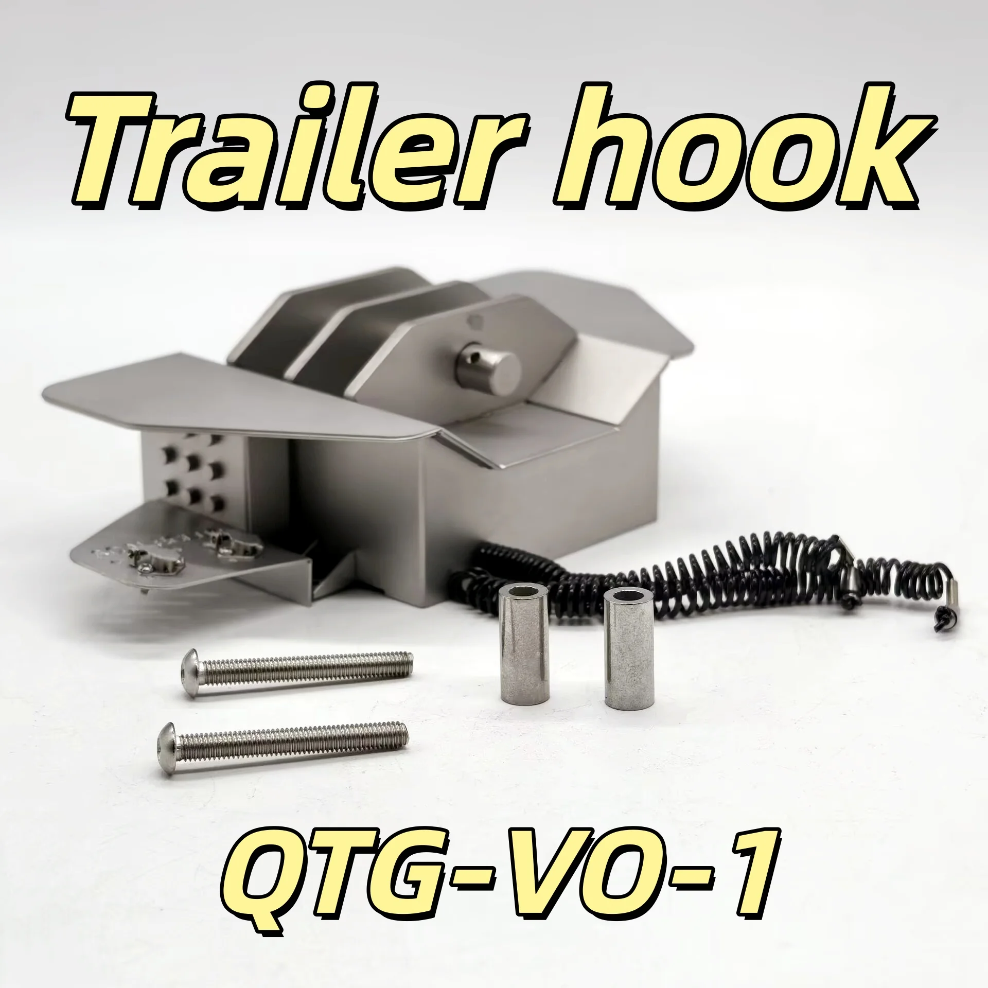 

RC 1/14 SCALECLUB Truck Trailer Hitch Front Hook QTG-VO-1 For Tamiya FH16 Remote Control Tractor Truck Parts Accessories 1 set