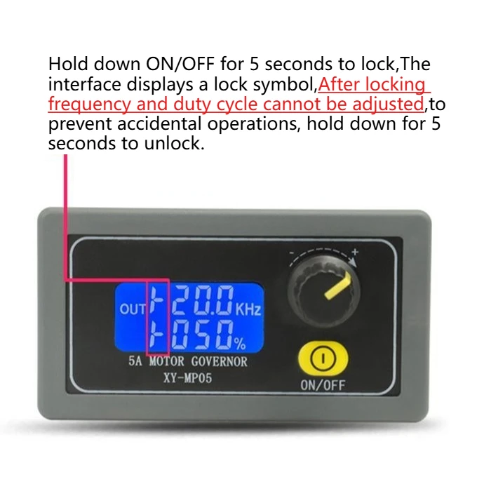 150W DC6-30V motor speed regulator PWM motor LED lighting dimming controller slow start slow stop encoder MP05