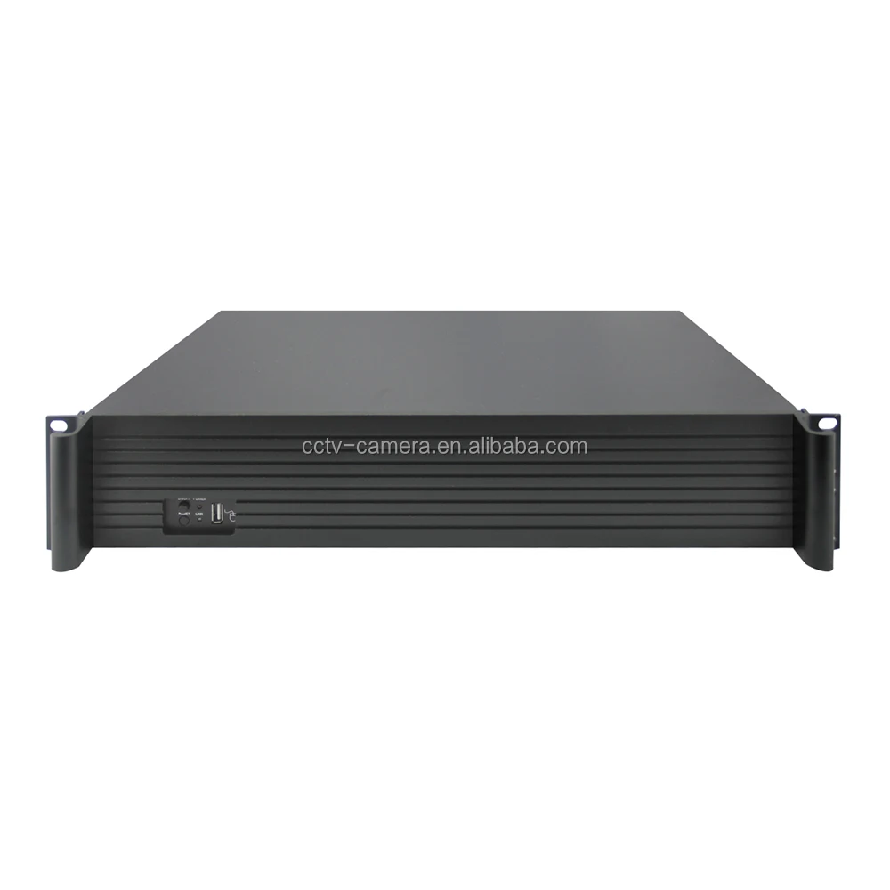Soporte en rack Linux Sistema integrado P2P H.265+ 8TB HDD 9 Ranura SATA 64CH Sistema CCTV AI 4K 8MP IP 64 canales Alarma Raid NVR