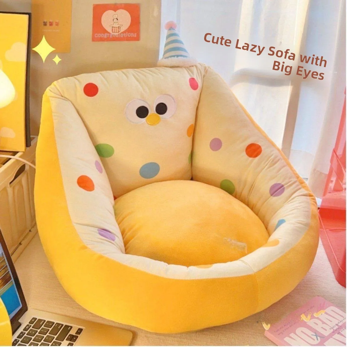 

Modern mat Cartoon Floor Sofa Pad Children's Bedroom Window Cuion Living Room Floor Sitting Mat
