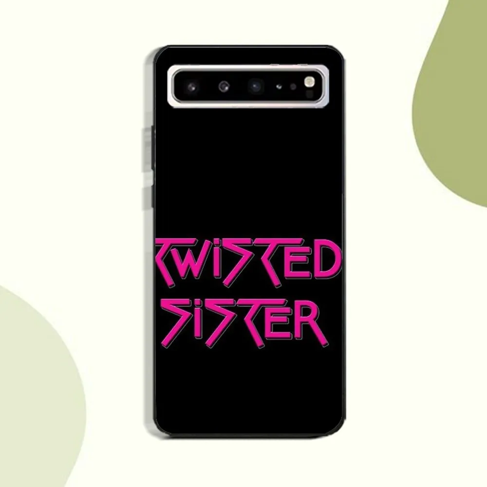 T-Twisted S-Sister Band Phone Case For Samsung Galaxy A52 A12 A51 S21 Edge S22ULTRA S23 S24 S20LITE Plus Ultra Black Cover