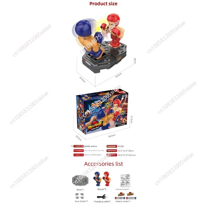 Electric Sensing Robot Fighter Toy for Kids Children Battle Arena Competition Multifunctional Plastic Non-DIY Dollhouse Toy