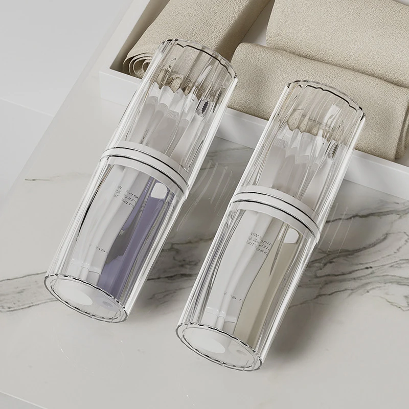 Чашка для полоскания рта, зубная щетка, дорожный контейнер, прозрачная портативная чашка для чистки зубов, чехол для зубной щетки, хранение зубной пасты, дорожные аксессуары