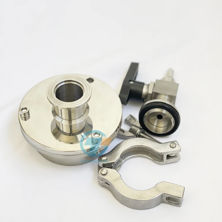 2025 hot sale Lab 60mm OD Tube Vacuum Sealing Assembly Flange for Tube Furnace