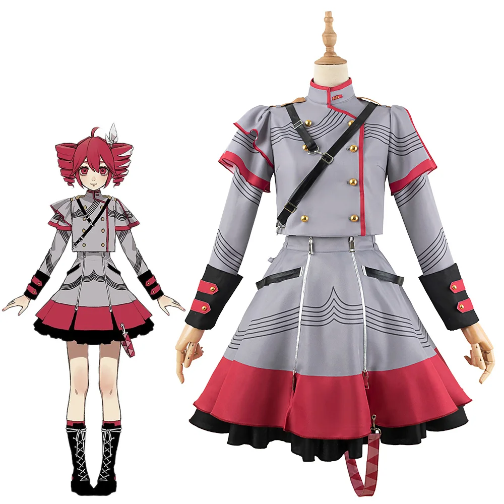 

Synthesizer V Kasane Teto Cosplay Costume VTuber Anime game Halloween 1553