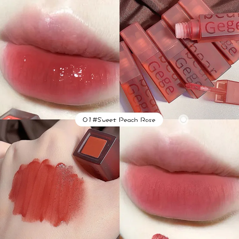 Velvet Lip Glaze Lip Mud Meerkleurige matte hydraterende en niet gemakkelijk te vervagen Lip Glaze