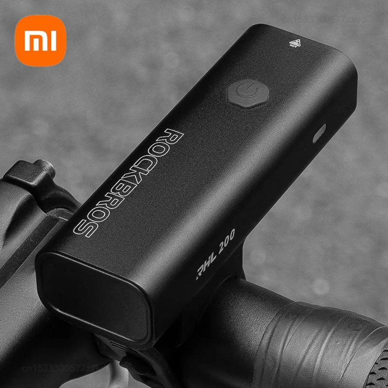 

Велосипедный водонепроницаемый фонарь Xiaomi ROCKBROS, зарядка Type-C, налобный фонарь, аксессуары для велоспорта