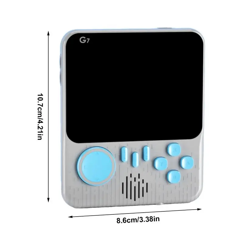 Pocket Game Machine Macaroon Design Game Console Fun Plug & Play Video Games Compact Pocket Game Portable Entertainment