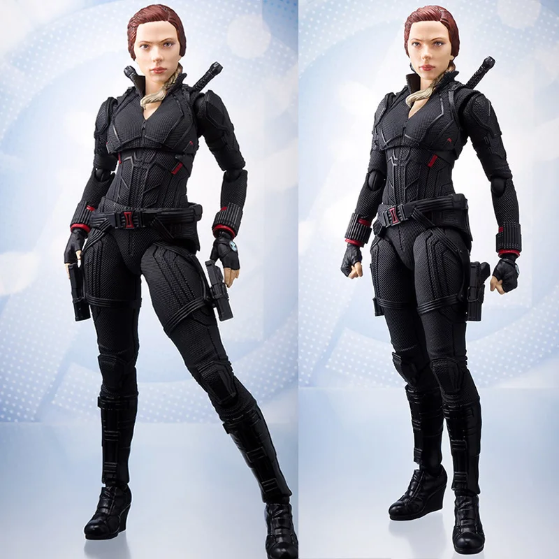 Marvel Black Widow Action Figure SHF Natasha Romanoff Avengers Infinity War End Game Collection Toys