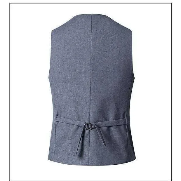 Solid Color Fat Man Large Size Vest 2024 Winter Slim Gray Unhooded Ordinary Single Breasted Casual Four Seasons