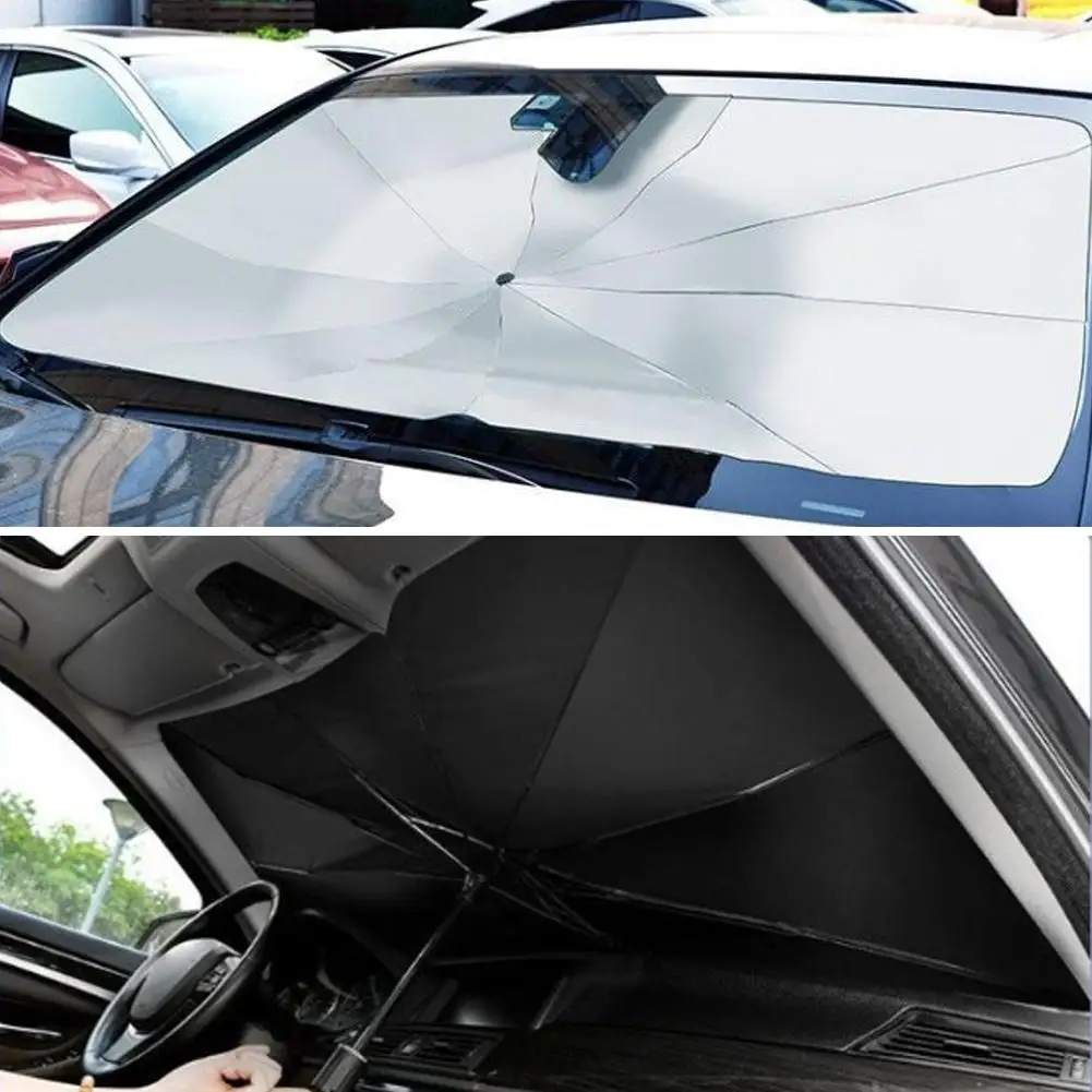Foldable Car Windshield Sunshades for Auto Interior Cooling Multi Purpose Car Sunshade for Heat Reduction and UV Protection