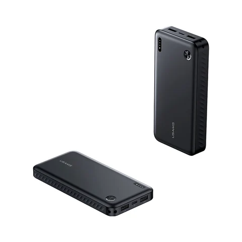 USAMS Power Bank 10000 мАч/20000 мАч Внешний аккумулятор с быстрой зарядкой USB C Мощный портативный внешний аккумулятор для ноутбука Xiaomi 13 iPhone 14