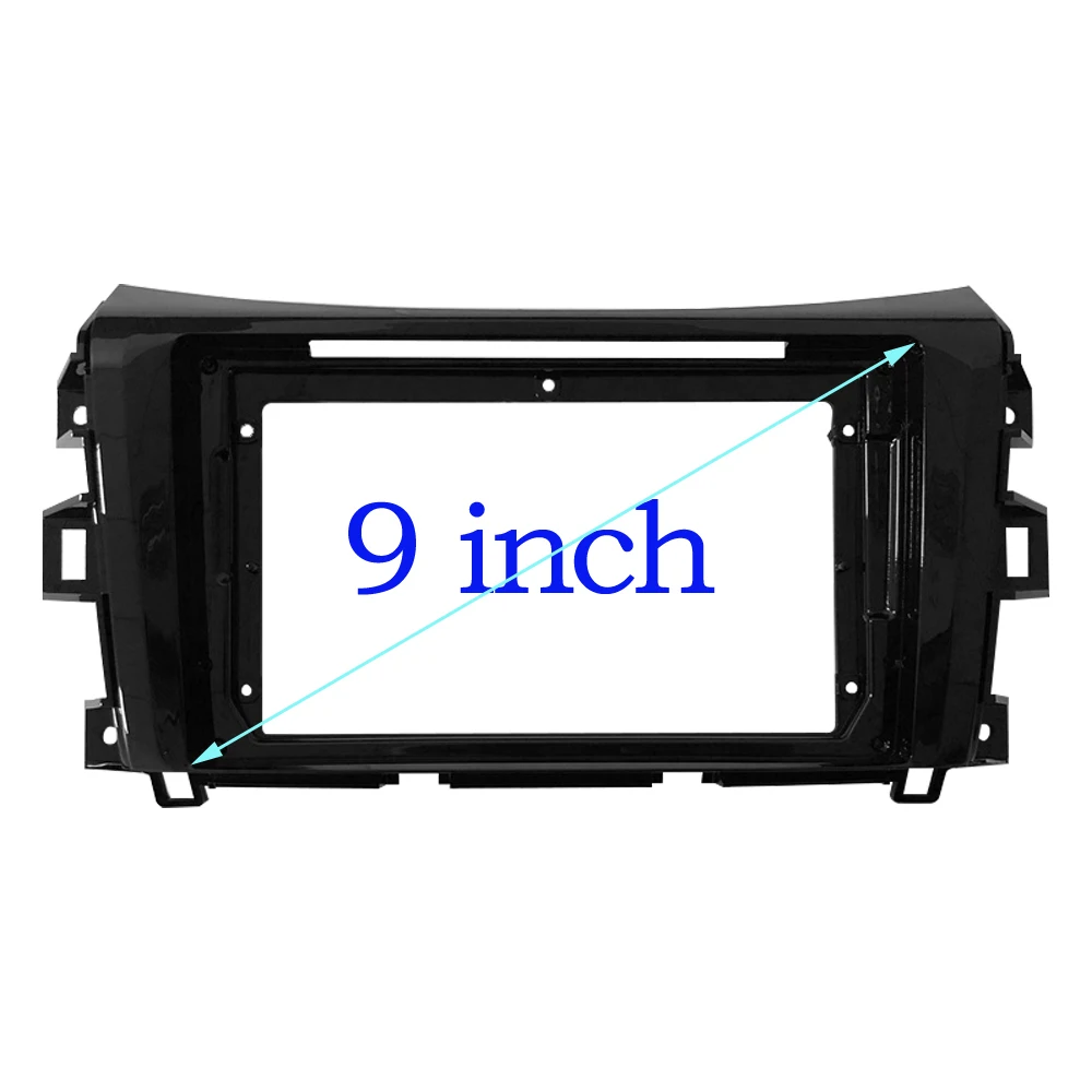 Car Android Radio Frame For Nissan Navara Frontier NP300 D23 9/10 inch Fascia Stereo Panel Harness Wire Canbus Box Decoder