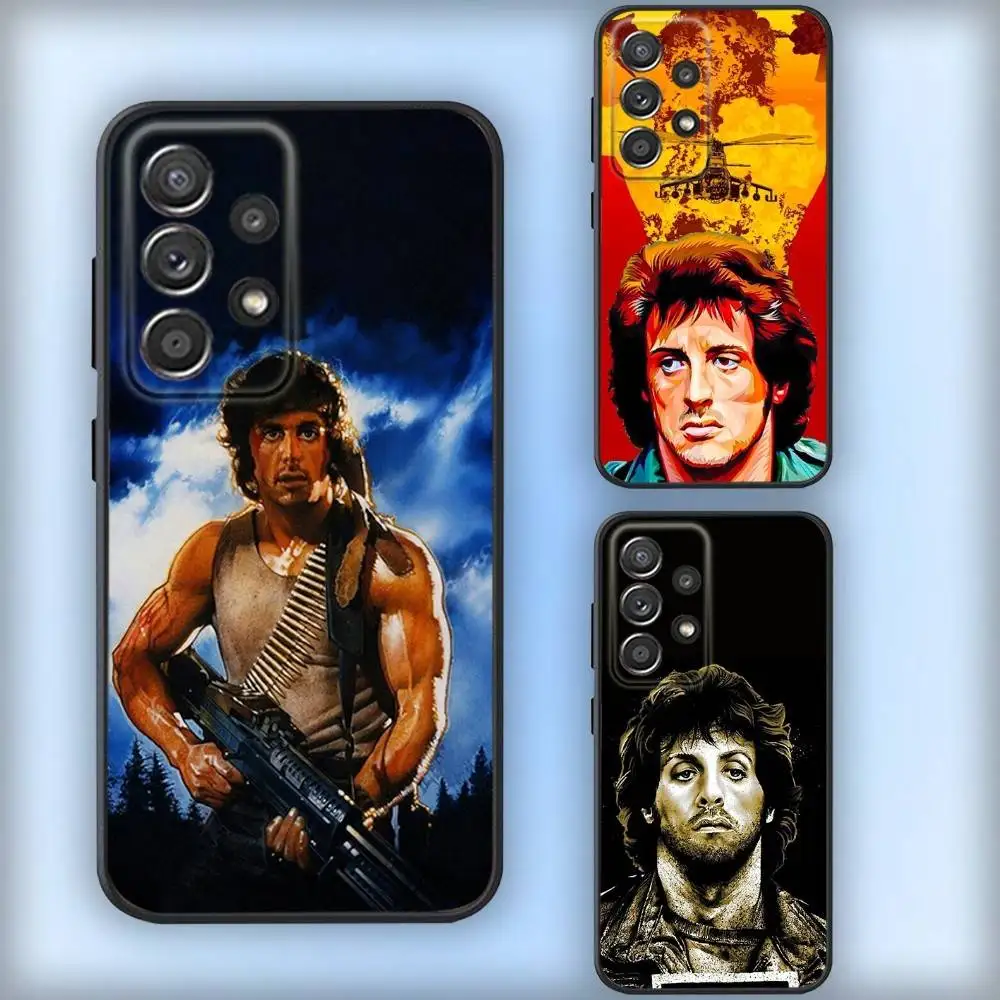 

F-First Bloods John Rambos Phone Case For Samsung S25,S24,S21,S22,S23,S30,Ultra,S20,Plus,Fe,Lite,Note,10,9,5G Black Cover