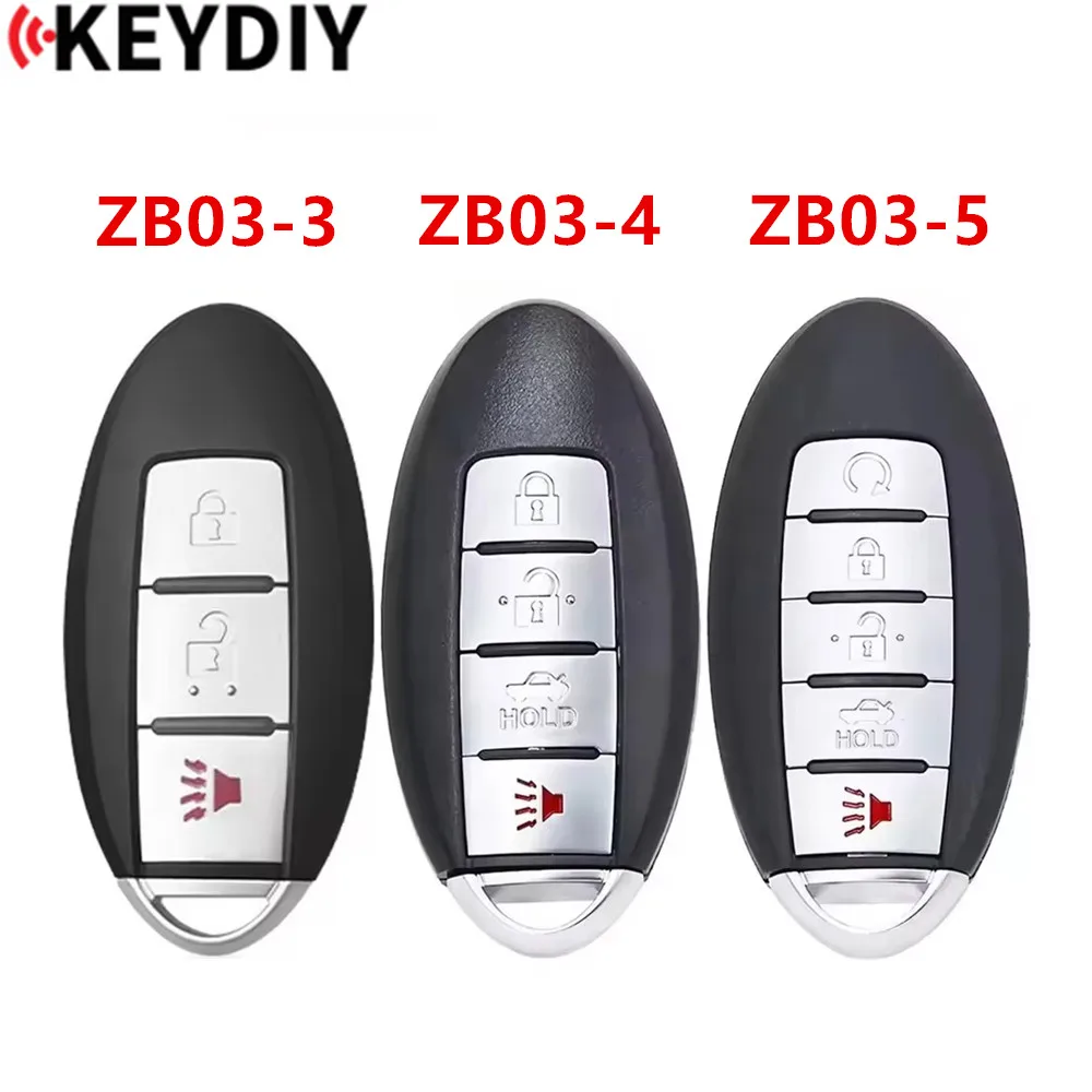1/3/5PCS KEYDIY ZB03-3 ZB03-4 ZB03-5 Universal Smart Remote Key for Nissan Style Altima Teana Versa Qashqai X-Trail Rogue Style
