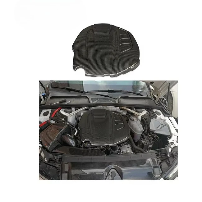 

A4/A5/A6/A7/Q5/Macan 2.0T 3k Twill Carbon Braided Gloss Dry Carbon Fiber Hood