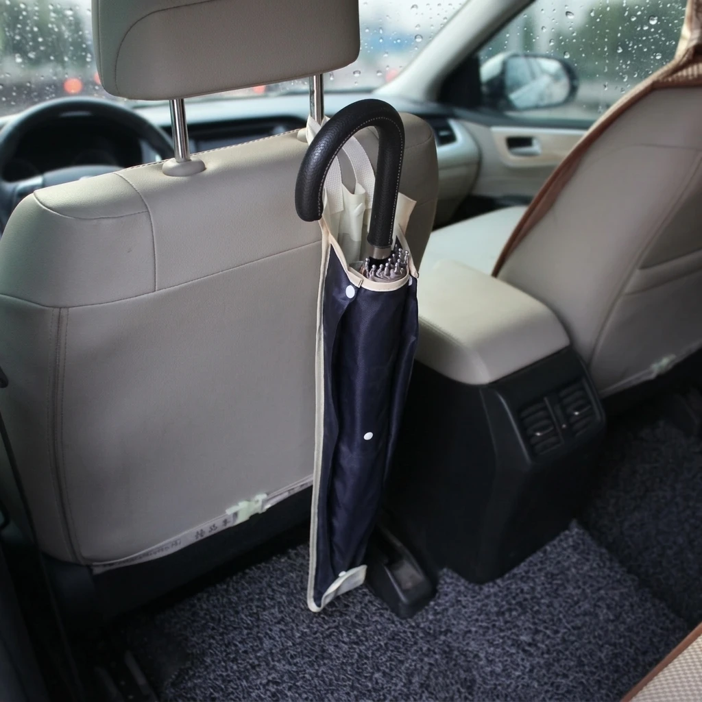 Umbrella Storage Bag Waterproof Car Interior Organizer for Drivers High-Density Oxford Cloth Holder Travel Accessories