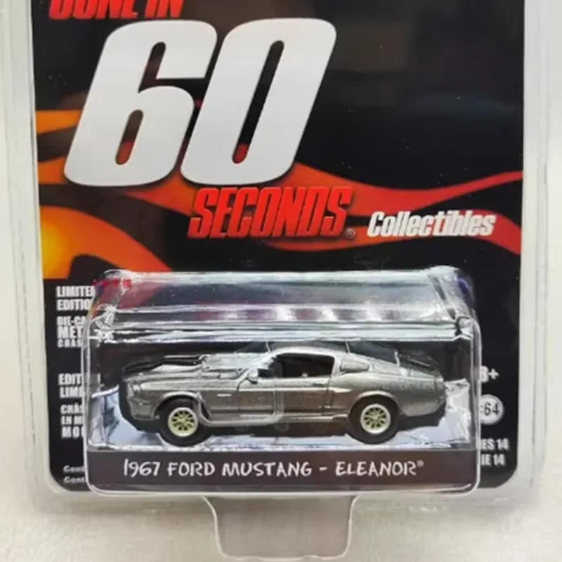 Greenlight 1: 64 Scale 1969/1967 Ford Mustang BOSS 429/ELEANOR Alloy Car Model Classics Adult Souvenir Gift Static Display