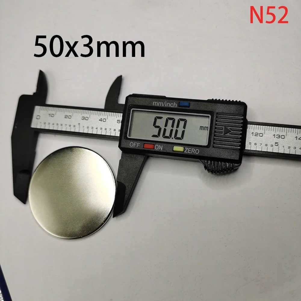 N52 50x3 powerful Magnets Aimant  Fridge 50*3 neodymium Diy sylinder motor permanent standard size  Fridge Science Craft Office