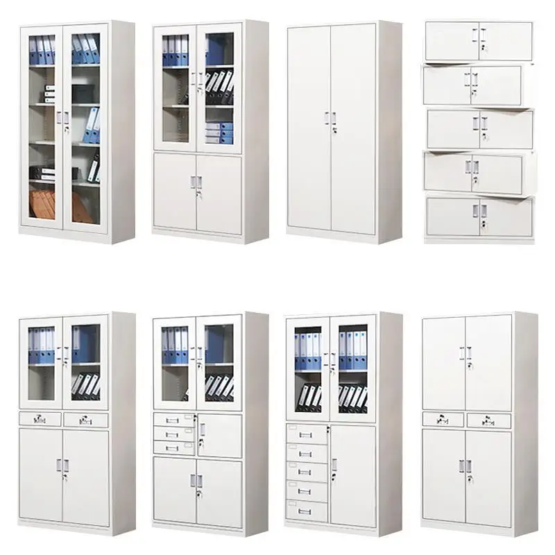 Wholesale Price Office Metal File Cabinet 2 Doors, Metal Locker With Lock, Steel File Cabinet