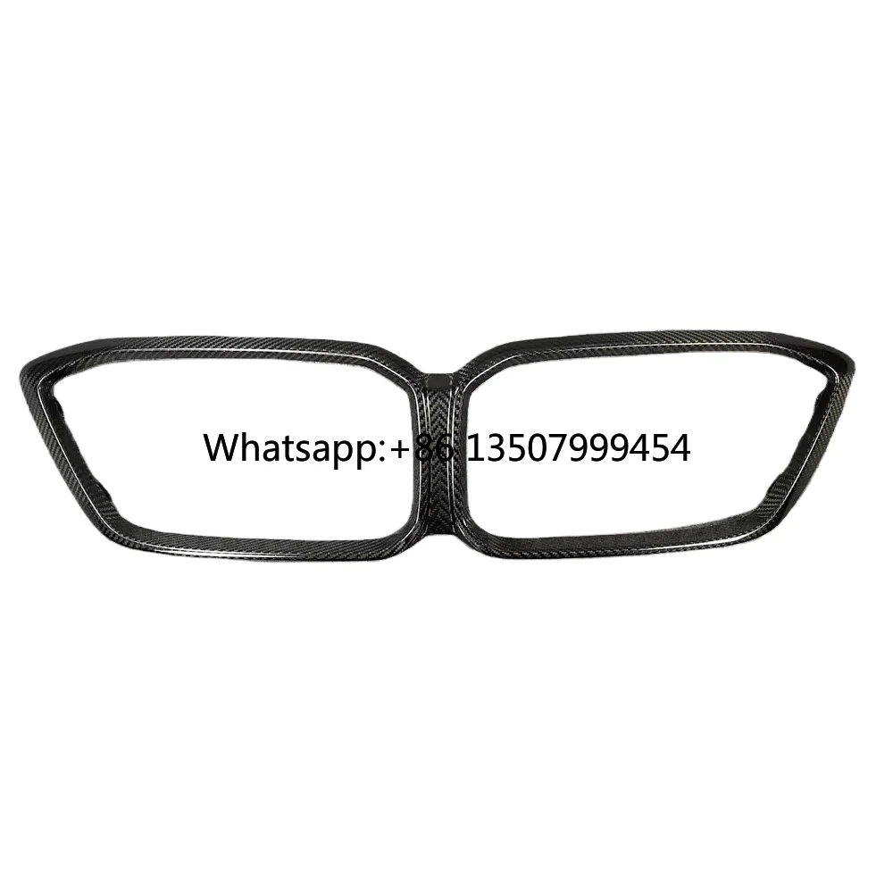 Dry Carbon Fiber M2C Competition Front Kidney Grille Covers For M2C Bumper Lip
