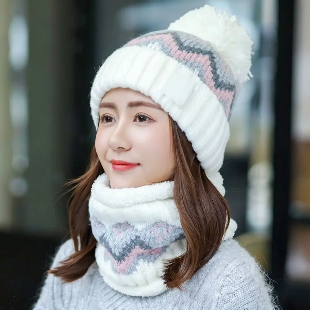 Womens Winter Knit Beanie Hat Warm Fleece Lined Cap Fashion Casual Soft Stretchy Headwear Outdoor Cold Weather Accessory
