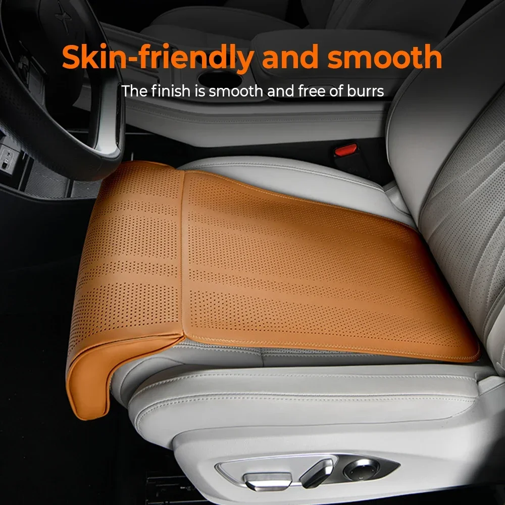 

Car Seat Extended Footrest Driver and Passenger Leg Rest Universal Car Seat Cover Leather Breathable Non-slip Cars Seats Cover