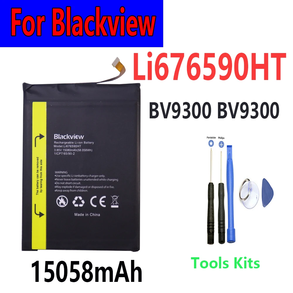 Battery For Blackview BV8800 BL8800 Pro A85 BV6600 BV7200 BV9300 Li676590H Batteries Fast DT Li456182PHTT-B Li486690JLY view 6