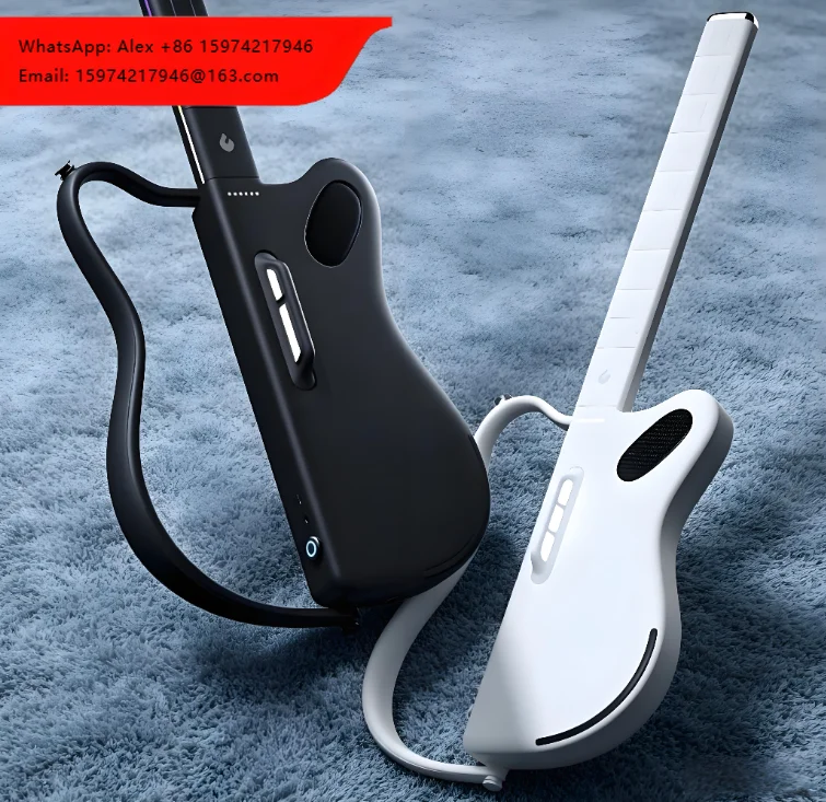 LAVA GENIE Stringless Smart Guitar For Beginners & Music Lovers White/Black Styles Made In China