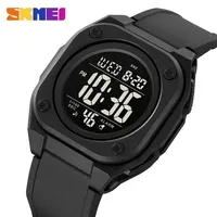 SKMEI Casual Stopwatch Date Week 5Bar Waterproof Wristwatch Alarm Clock Fashion LED Light Countdown Digital Mens Sport Watches
