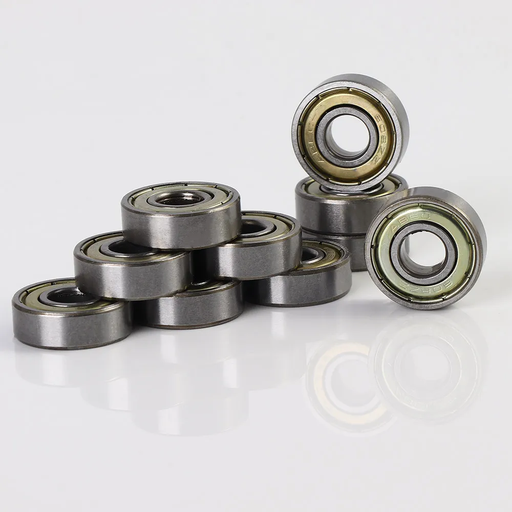 

10PCs Scooter Skateboard for 3D Bore Printer Steel Groove 608ZZ Ball Bearing