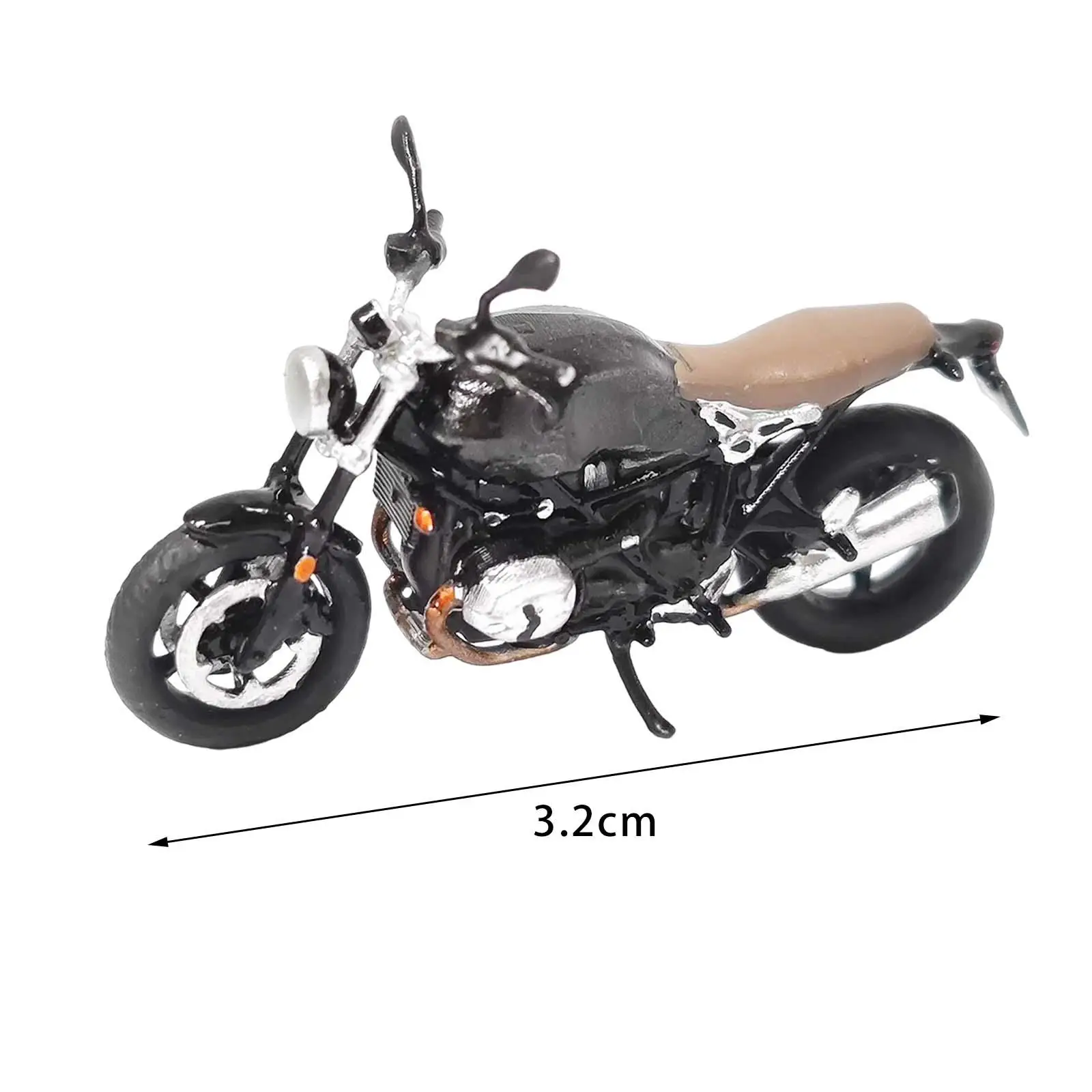 1/64 Figuren Motorrad Dioramen Architekturmodell Sandtisch Szene Miniaturen