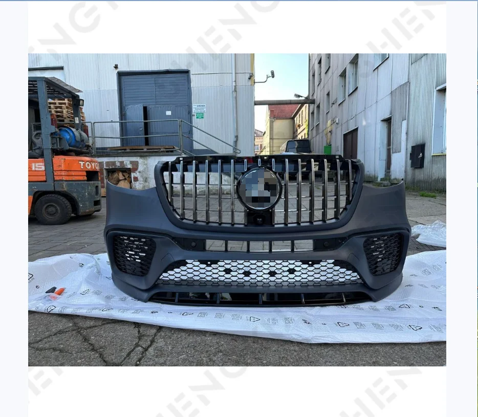 

Body Kit Contain Front Bumper Assembly with Grille for Benz Sprinter W906 W907 W910 2018-2020 Upgrade to AMG Model