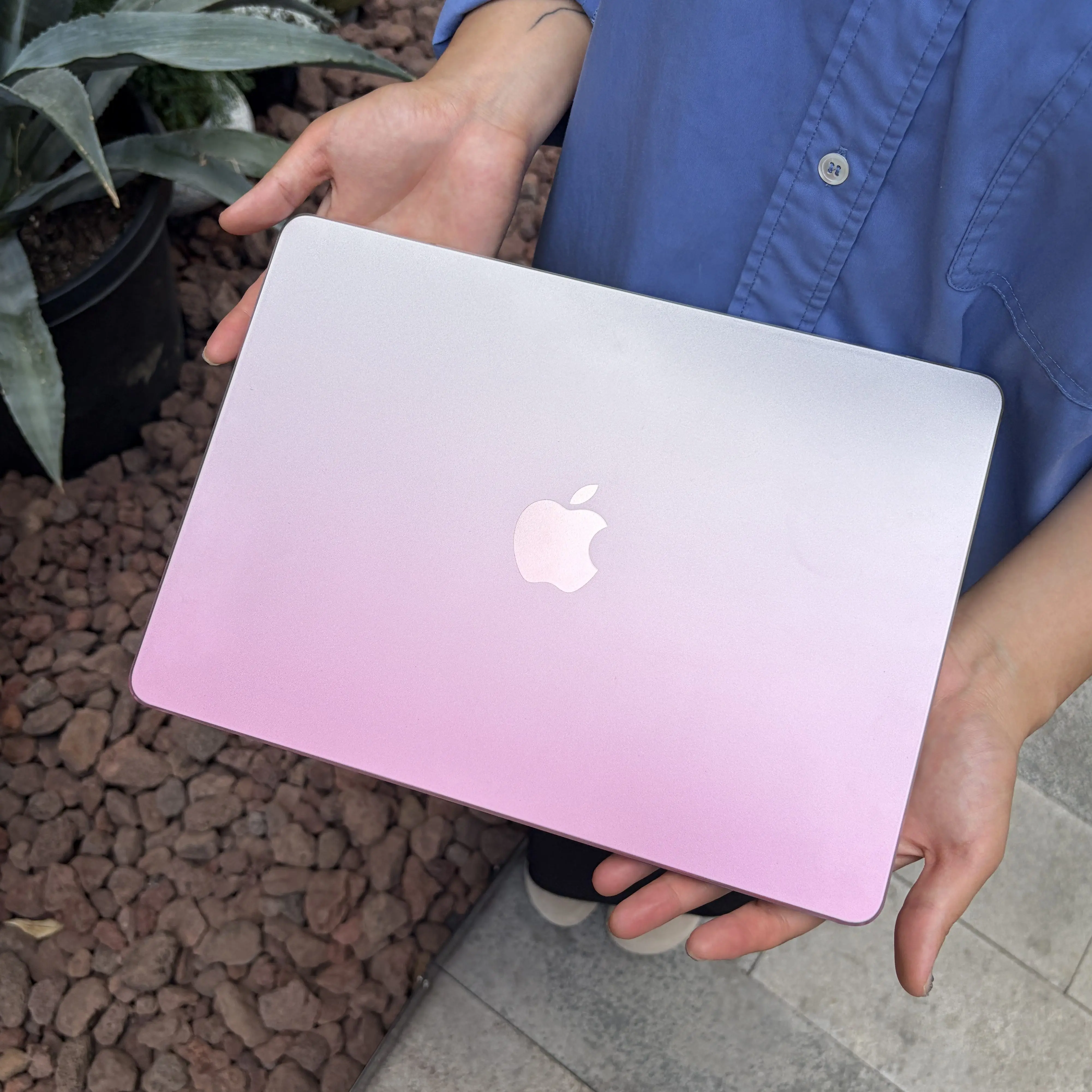 Laptop Accessories Msi - Custodia Rigida Rosa Sfumata Effetto Polvere