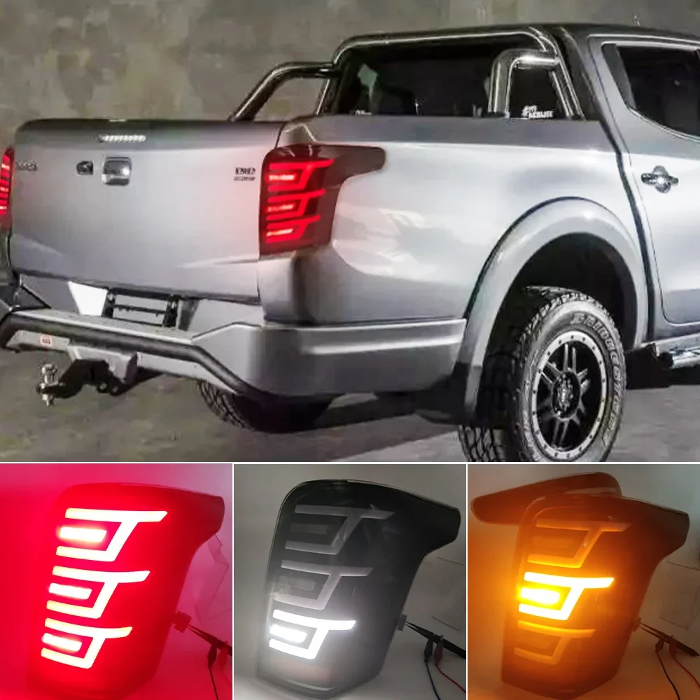 

For Mitsubishi 15-18 Triton L200 full LED tail light assembly, brake lights, turn signals