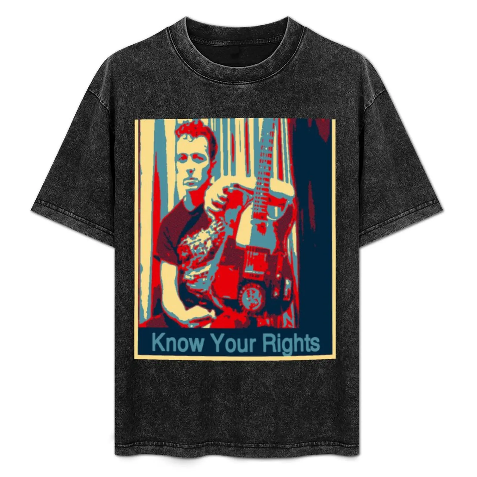 Joe Strummer Know Your Rights T-Shirt Quick Dry Outdoor Sports T-Shirt