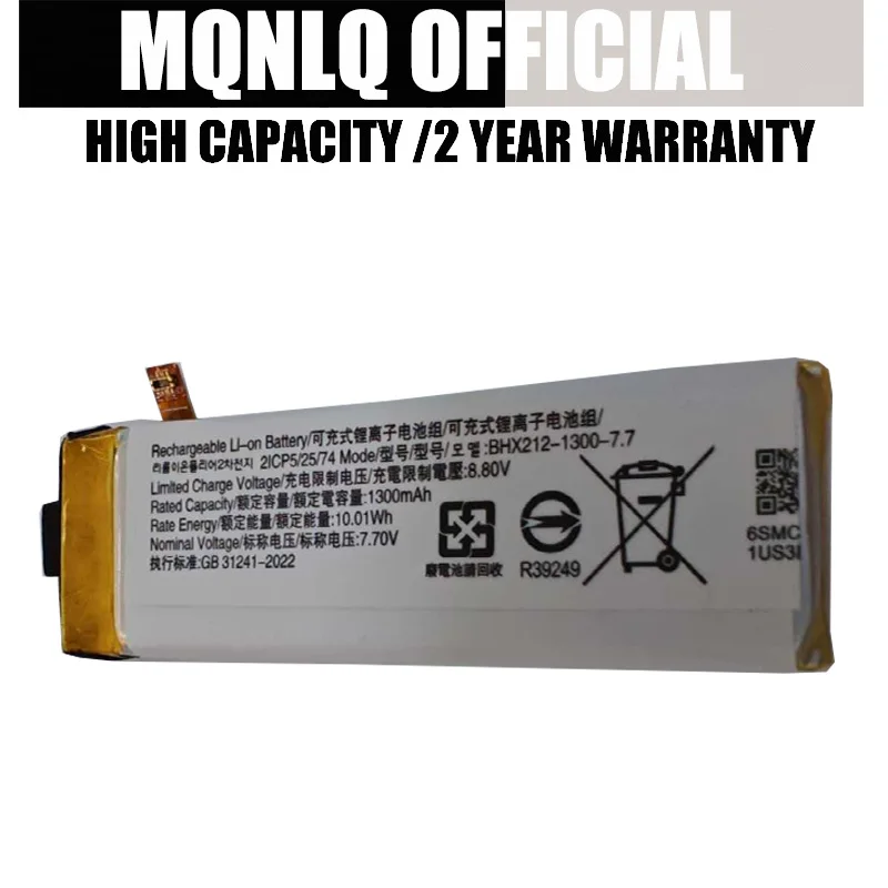 

Аккумулятор BHX212 1300 мАч, 10,01 Втч для DJI OSMO Pocket 3, аккумулятор для микрофона камеры, аккумуляторные батареи