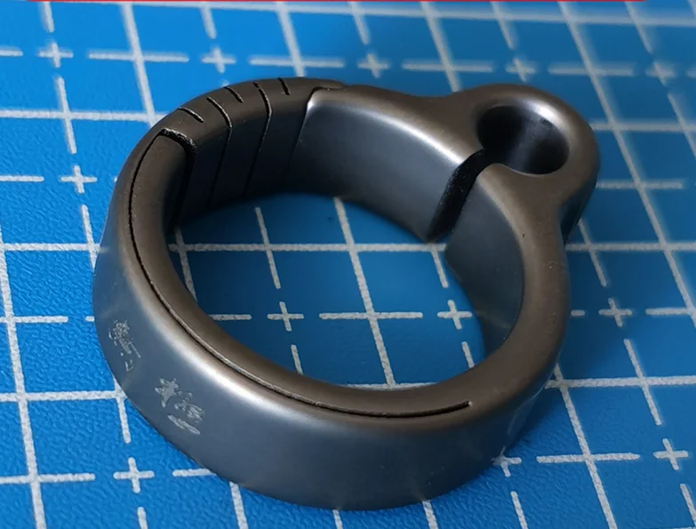Safety Leisure Finger Ring Slingshots New Rameless Titanium Alloy Shooting Catapult