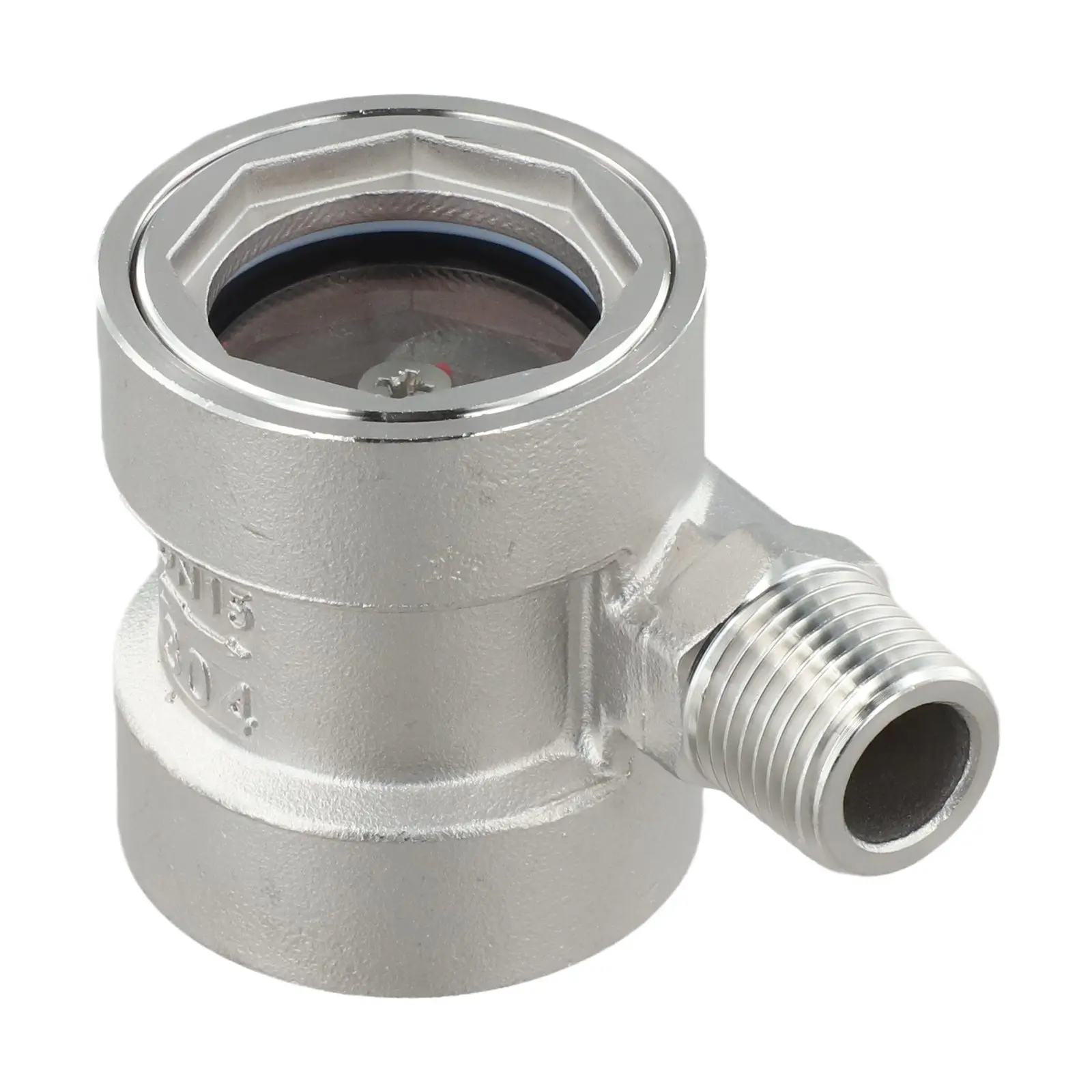 Water Flow Monitoring Tool with 304 Stainless Steel Body and External Thread Fitting for Stable Transmission in Piping Networks