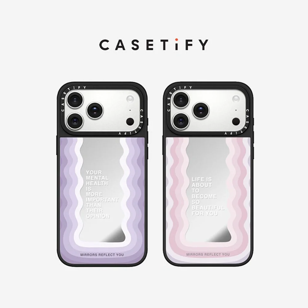 

CASETiFY Dreamy Pink Purple Series Magnetic Drop-proof Case for iPhone 13 14 15 16 17 Pro Max Air Plus Protect Cover