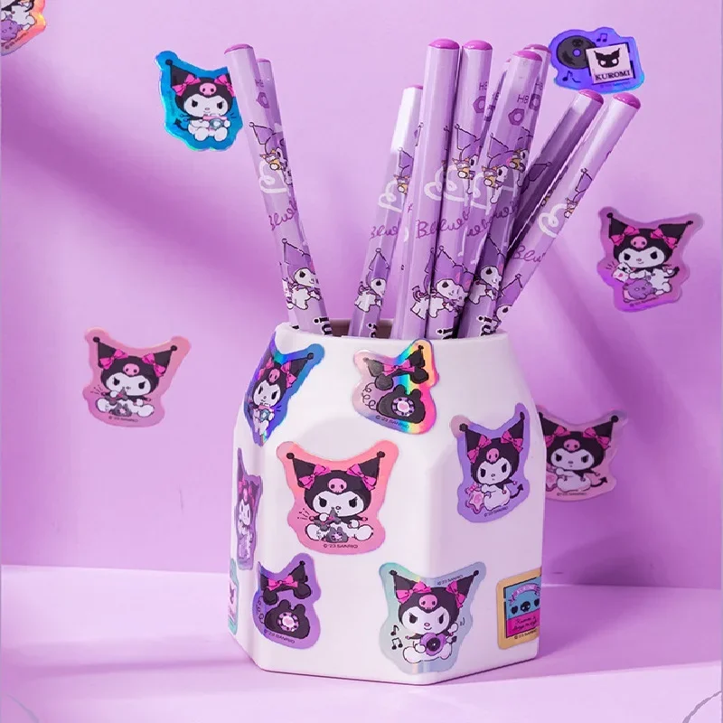 

30 Pcs/bag Sanrio Kurumi Color Sticker Cinnamoroll Elementary School Student Handbook Waterproof Sticker DIY Children's Gifts