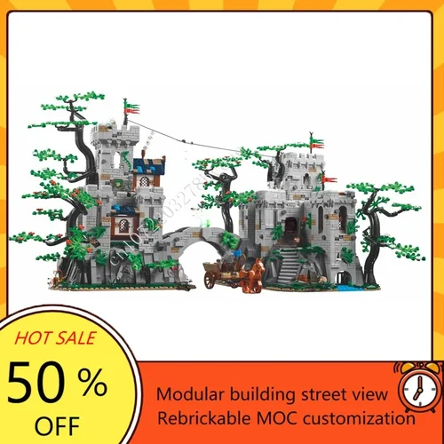 3396 pièces forêt force modulaire MOC créatif vue sur la rue modèle blocs de construction Architecture bricolage éducation assemblage modèle cadeaux