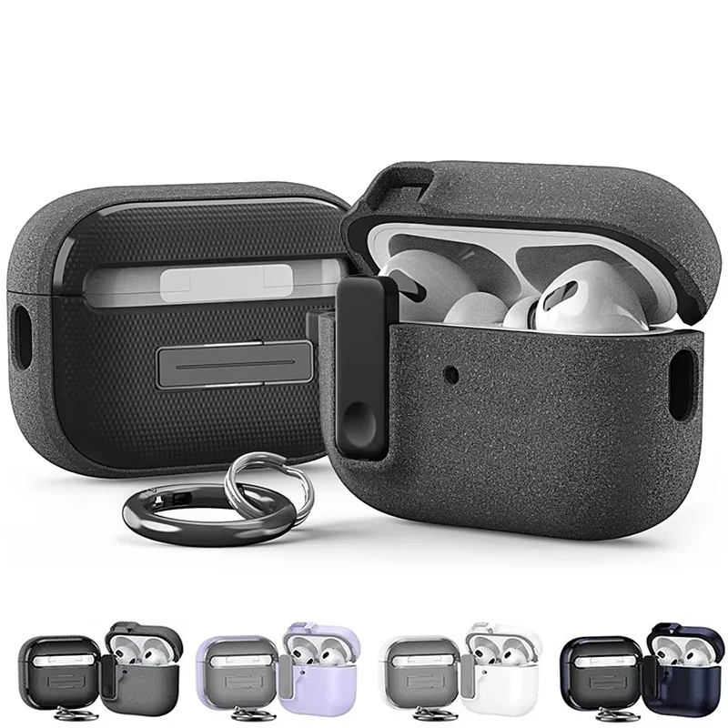 Capa Protetora Antichoque com Fecho de Segurança para AirPods 3 4, Capa Protetora para Fones de Ouvido Sem Fio AirPods Pro 2 1, Acessórios para Fones de Ouvido