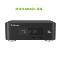 ZIDOO Z30 PRO-8K Media Player, Amlogic S928X-K Processor 6G+64G,DV, HDR10+ ,Android 11，BDMV/ISO，HDD Bay up to 16TB