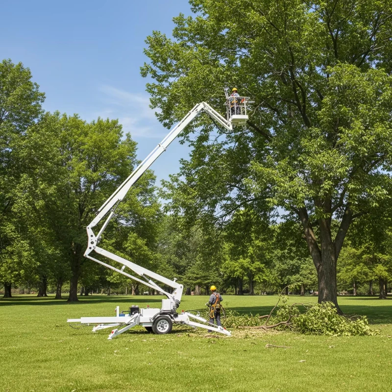 Customized Boom Man Lift Good Quality Cherry Picker Boom Lift Hydraulic Self Propelled Articulated Aerial Lift for Tree Pruning